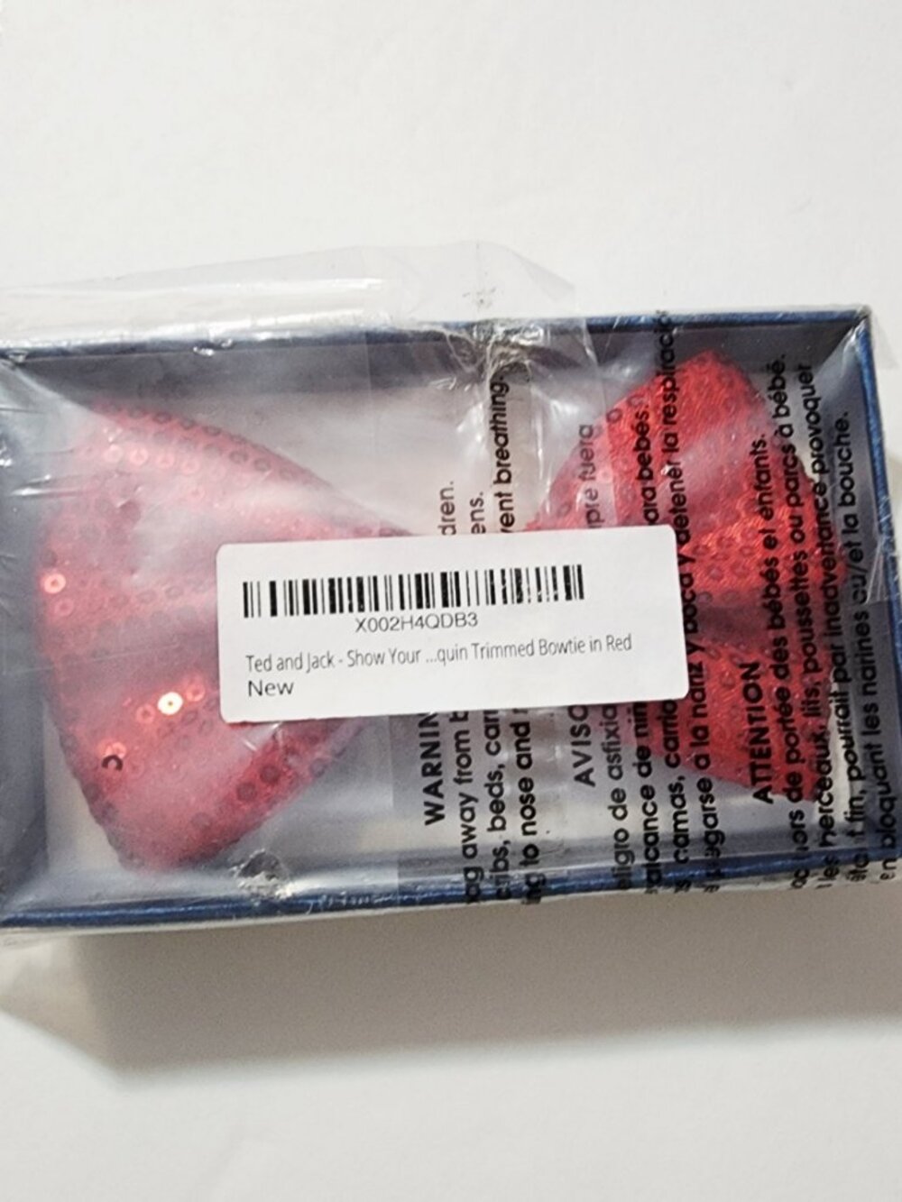 Ted and Jack - Show Your Fashion Style Sequin Trimmed Bowtie